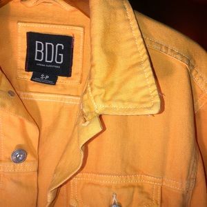 Urban outfitters Yellow jean jacket
